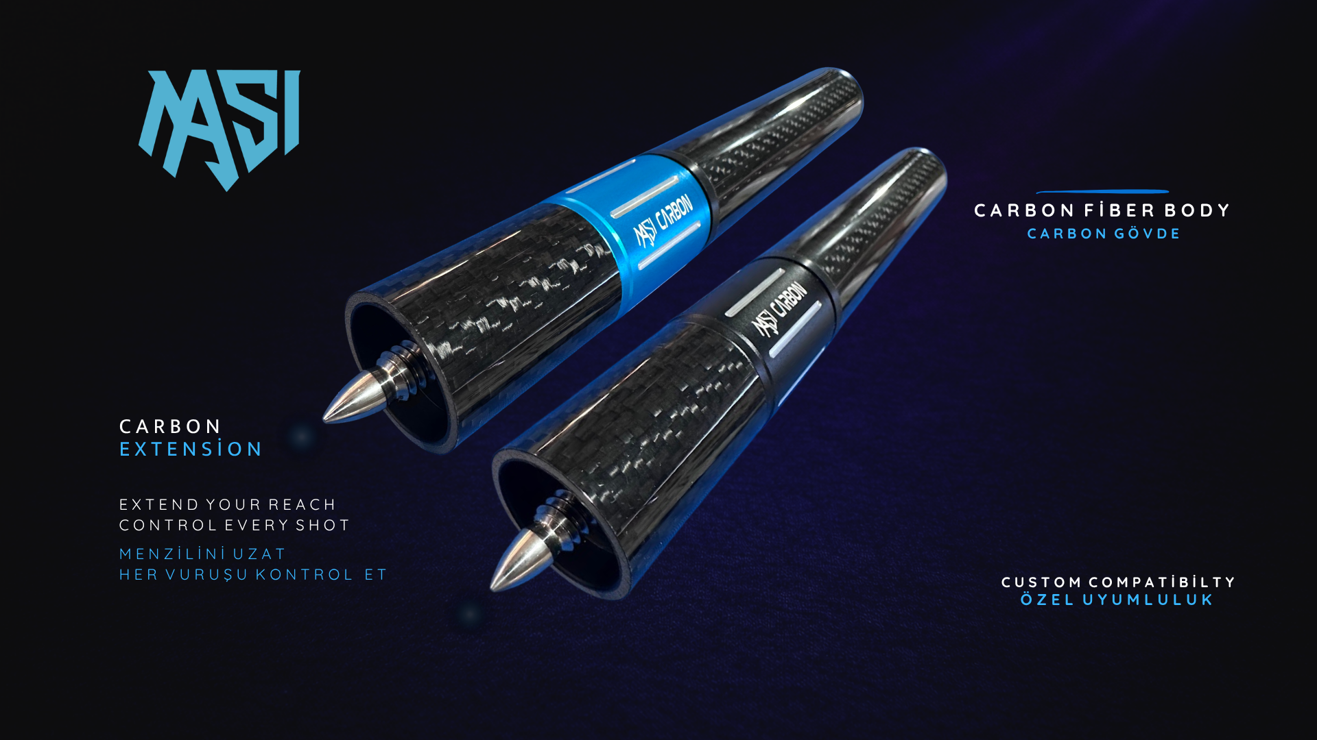 Masi Carbon carbon shaft - low deflection professional play experience